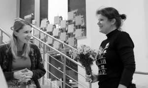 Laura Vinogradova at Jānis Roze Bookshop