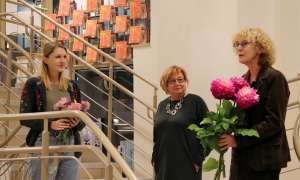 Laura Vinogradova at Jānis Roze Bookshop